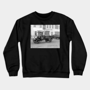 Auto Supply Delivery Truck, 1915. Vintage Photo Crewneck Sweatshirt